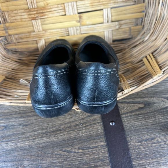 Clarks Black Leather Loafers - Picture 3 of 7